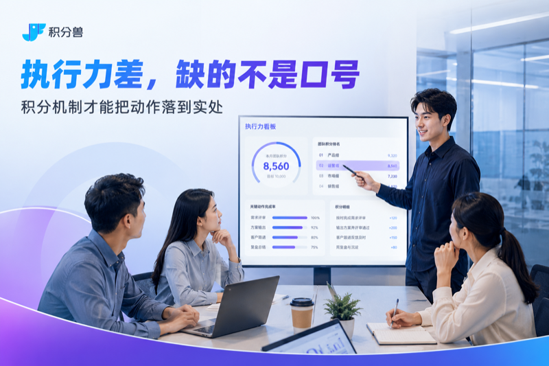 积分制管理不只是管理工具，更是一套企业增长系统