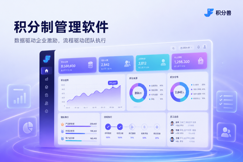 积分制管理软件和Excel管理，差距到底有多大？