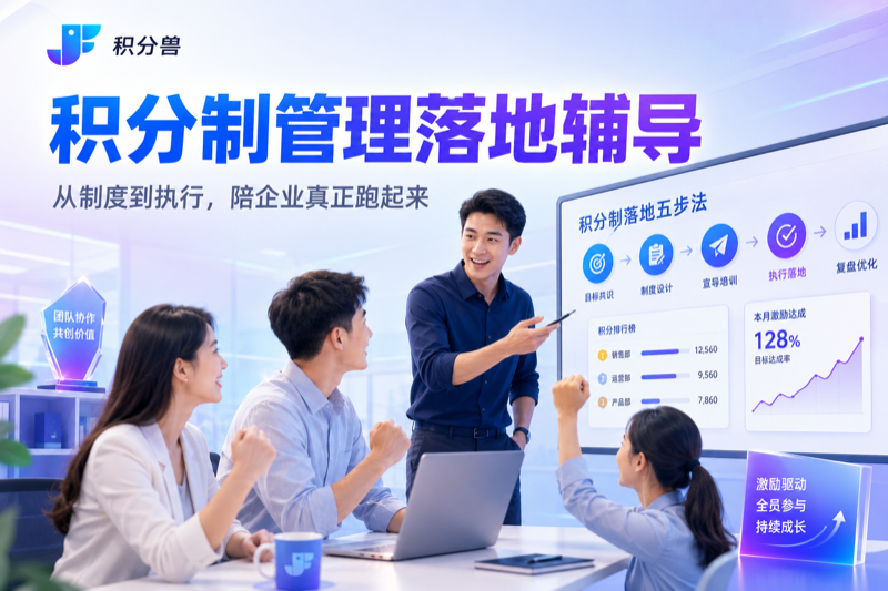 企业做积分制管理，千万别一上来就全员铺开