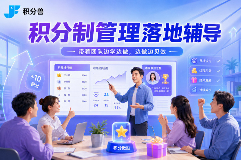 只买软件不做辅导，积分制管理很容易变成摆设