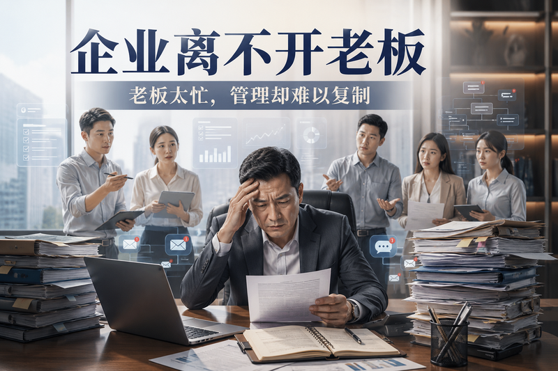 老板越忙公司越乱，这可能是一种危险信号