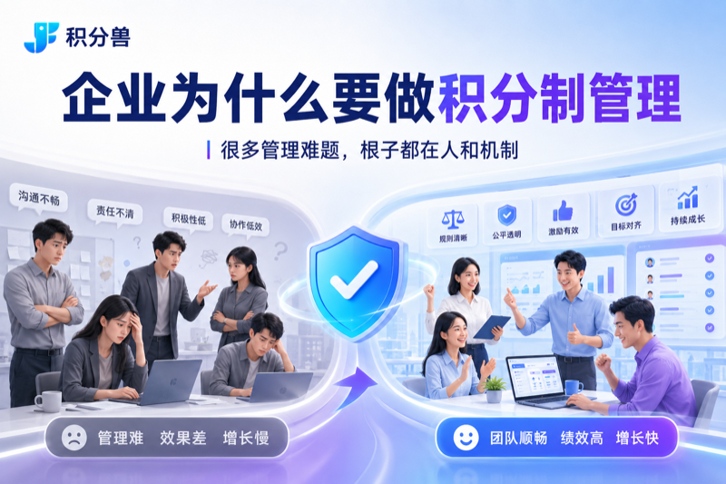 积分制管理和传统企业管理相比，最大的变化在哪里