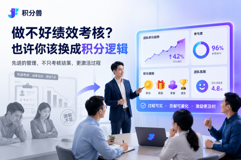 月底才做绩效评价太晚了，积分制管理如何实现即时反馈