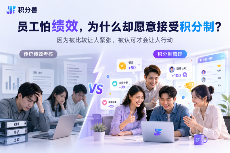 积分制管理如何让绩效考核更公平？减少领导主观打分是关键