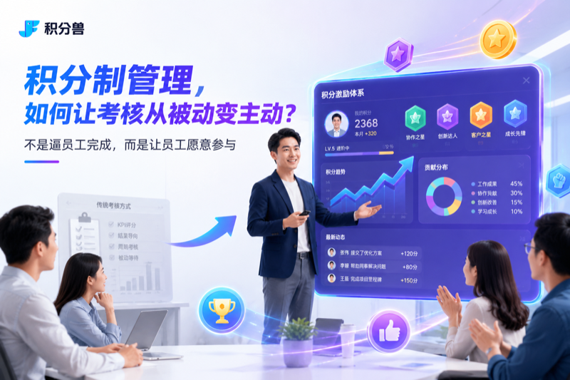 积分制管理如何解决“平时不记录，年底凭印象打分”的问题